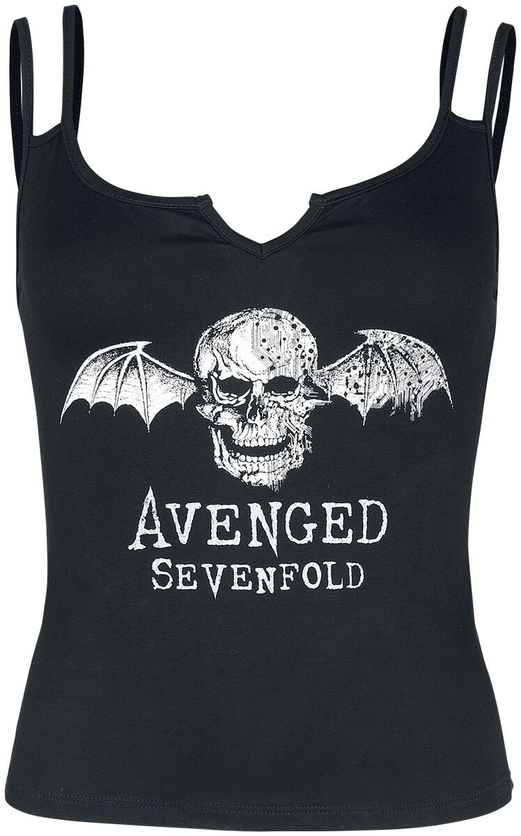 Avenged Sevenfold Top Deathbat S to XXL for Women black