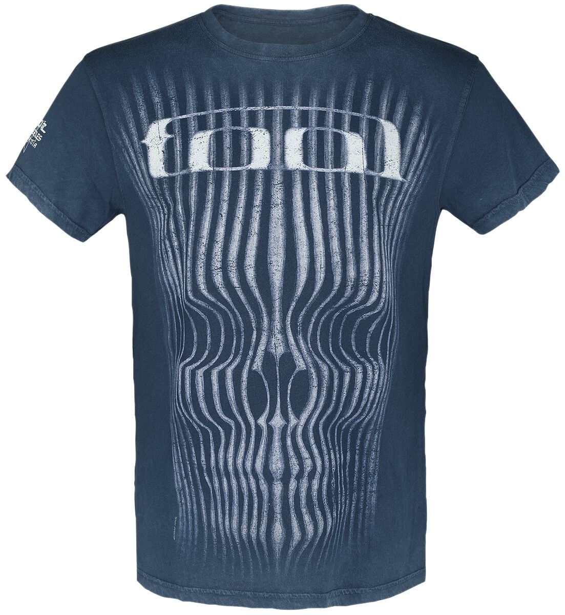Tool T-Shirt Grid Skull S to 3XL for Men blue