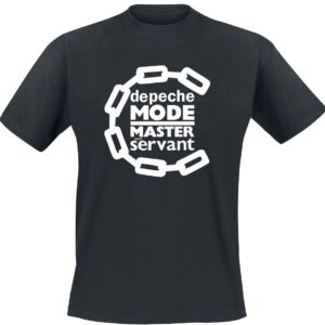 Depeche Mode T-Shirt Master And Servant S to 4XL for Men black