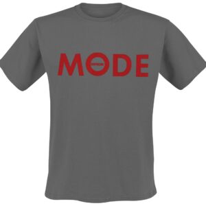 Depeche Mode T-Shirt Red Logo S to 4XL for Men charcoal