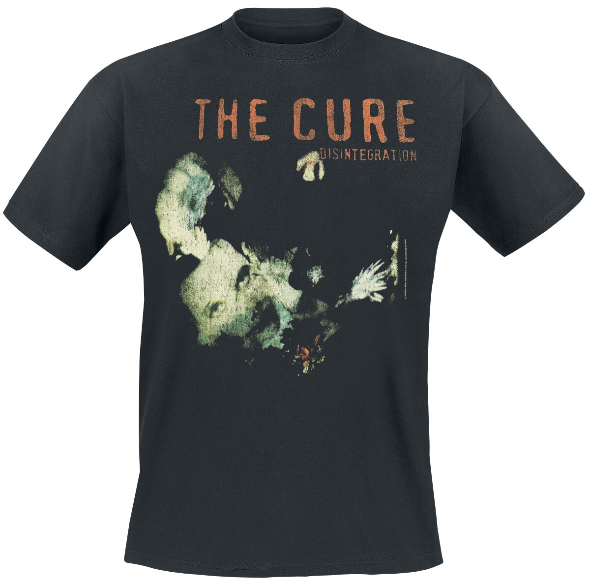 The Cure T-Shirt Disintegration S to 4XL for Men black