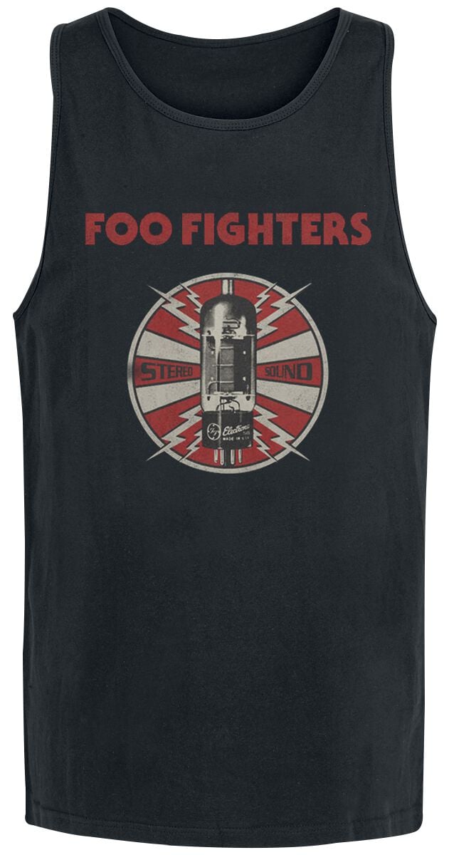 Foo Fighters Tanktop Stereo Sound S to 3XL for Men black