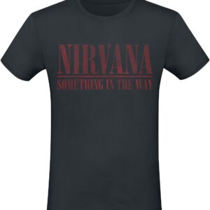 Nirvana T-Shirt Something In The Way S to 4XL for Men black