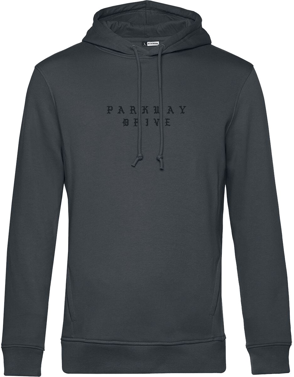 Parkway Drive Hoodie Glitch S to XXL for Men charcoal