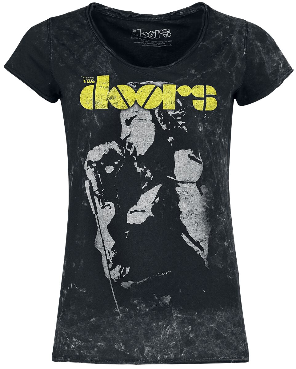 The Doors T-Shirt Jim Performing L to XL for Women black