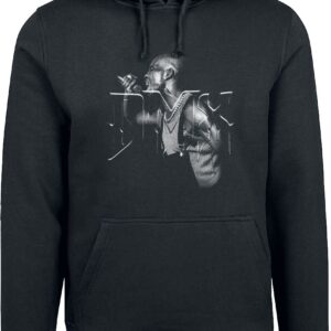 DMX Hoodie Mic S to L for Men black