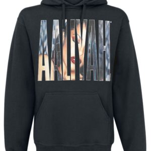 Aaliyah Hoodie Photo Logo S to XL for Men black