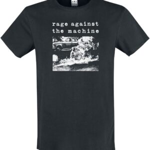 Rage Against The Machine T-Shirt Amplified Collection Monk Fire S to 3XL for Men black