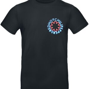 Red Hot Chili Peppers T-Shirt Neon Logo S to 3XL for Men black