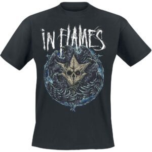 In Flames T-Shirt Jesterhead Raven S to 3XL for Men black