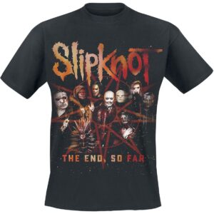 Slipknot T-Shirt The End, So Far Group Star S to 3XL for Men black