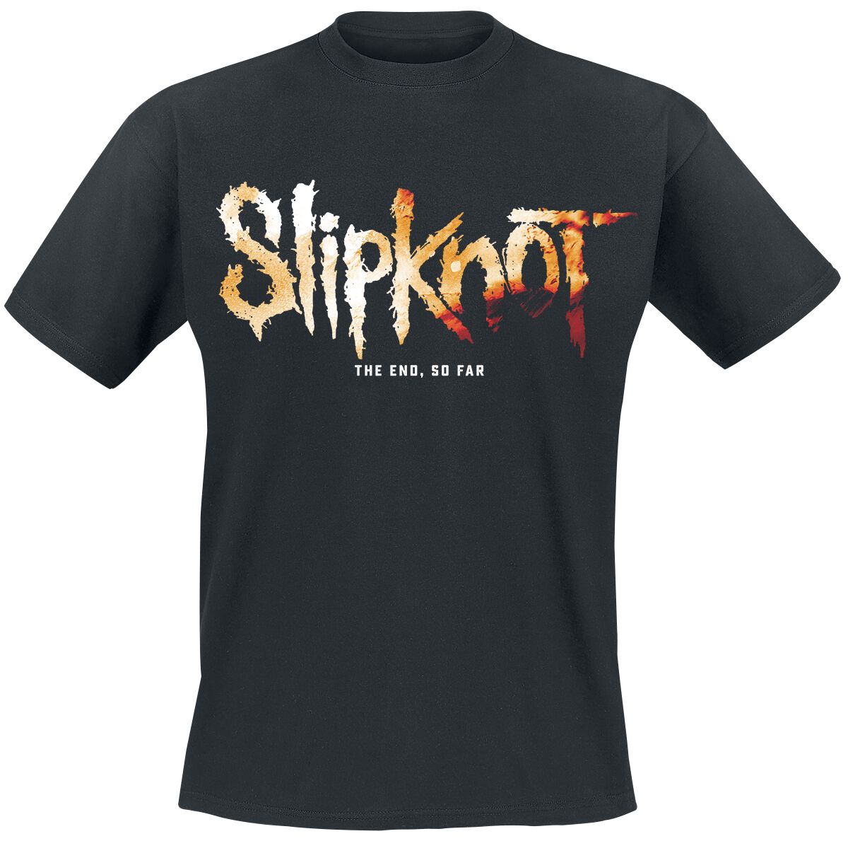 Slipknot T-Shirt The End, So Far Logo S to 3XL for Men black