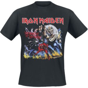 Iron Maiden T-Shirt Stranger Number Of The Beast S to 4XL for Men black