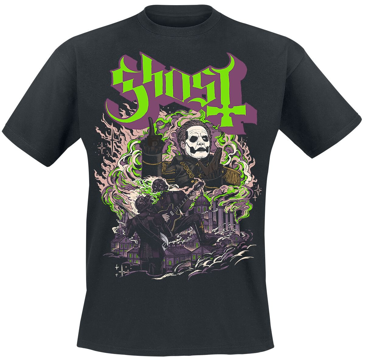 Ghost T-Shirt FOG YK S to 4XL for Men black