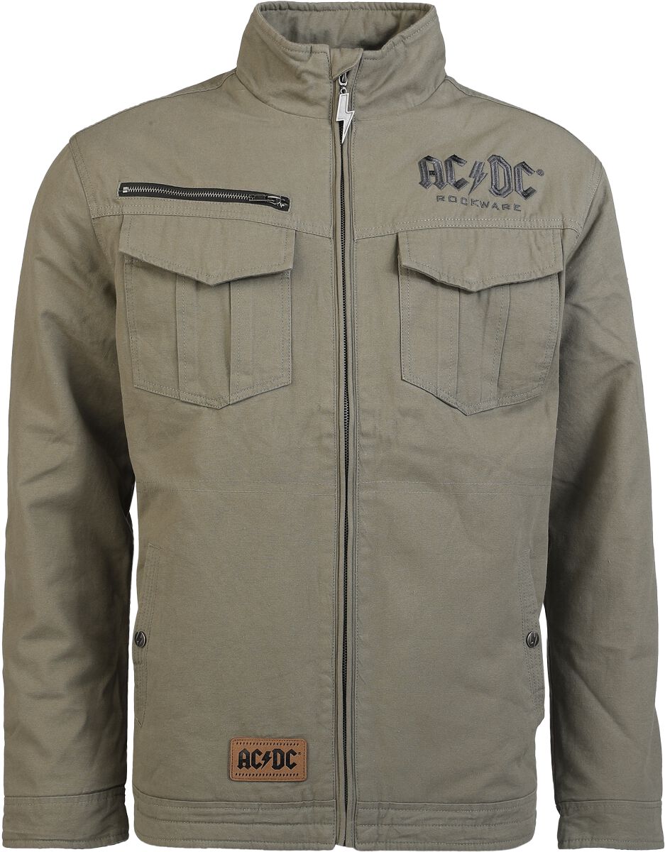 AC/DC Winter Jacket EMP Signature Collection L to 3XL for Men taupe