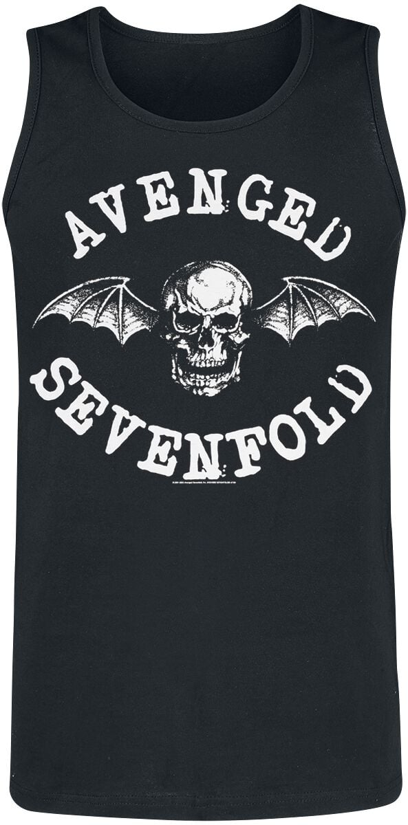 Avenged Sevenfold Tanktop Skull Logo S to 3XL for Men black
