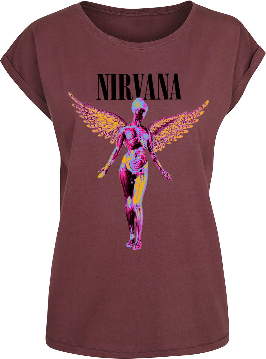 Nirvana T-Shirt In Utero S to XXL for Women red
