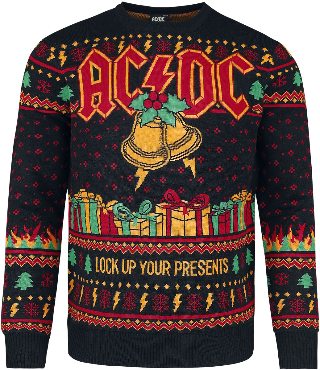 AC/DC Christmas jumper Holiday Sweater M to 3XL for Men multicolour