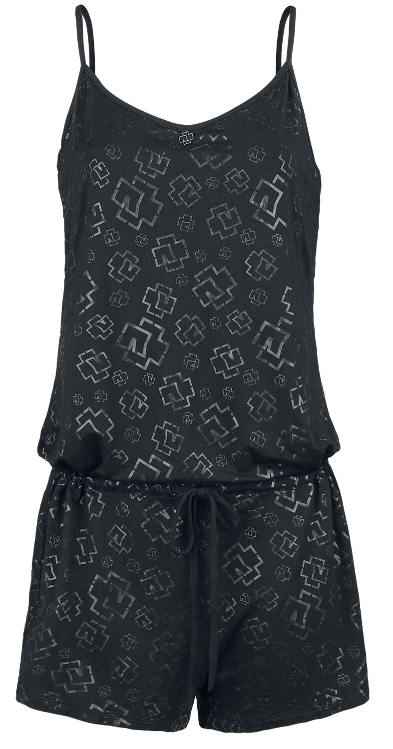 Rammstein Jumpsuit Logo Jumpsuit S to XXL for Women black