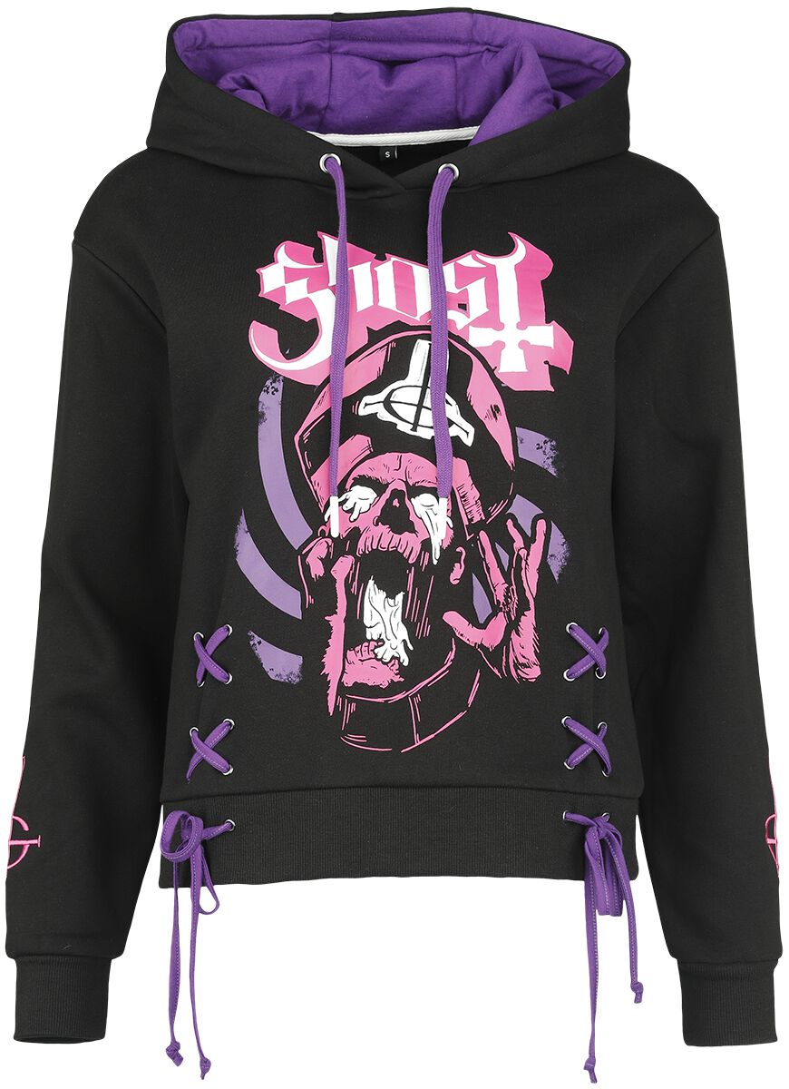 Ghost Hoodie EMP Signature Collection S to XXL for Women black-lilac