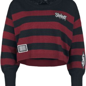 Slipknot Knit jumper EMP Signature Collection S to XXL for Women black/dark red