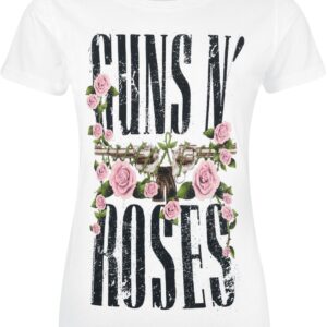 Guns N' Roses T-Shirt Big Guns S to XXL for Women white
