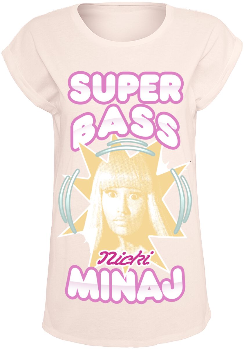 Nicki Minaj T-Shirt Super Bass S to XXL for Women light pink