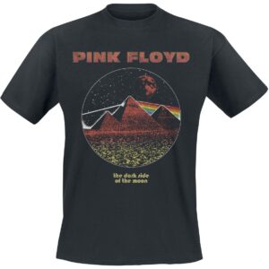 Pink Floyd T-Shirt DSTOM Pyramids Vintage S to 3XL for Men black