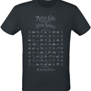 Smashing Pumpkins T-Shirt MCATIS Symbols S to 3XL for Men black