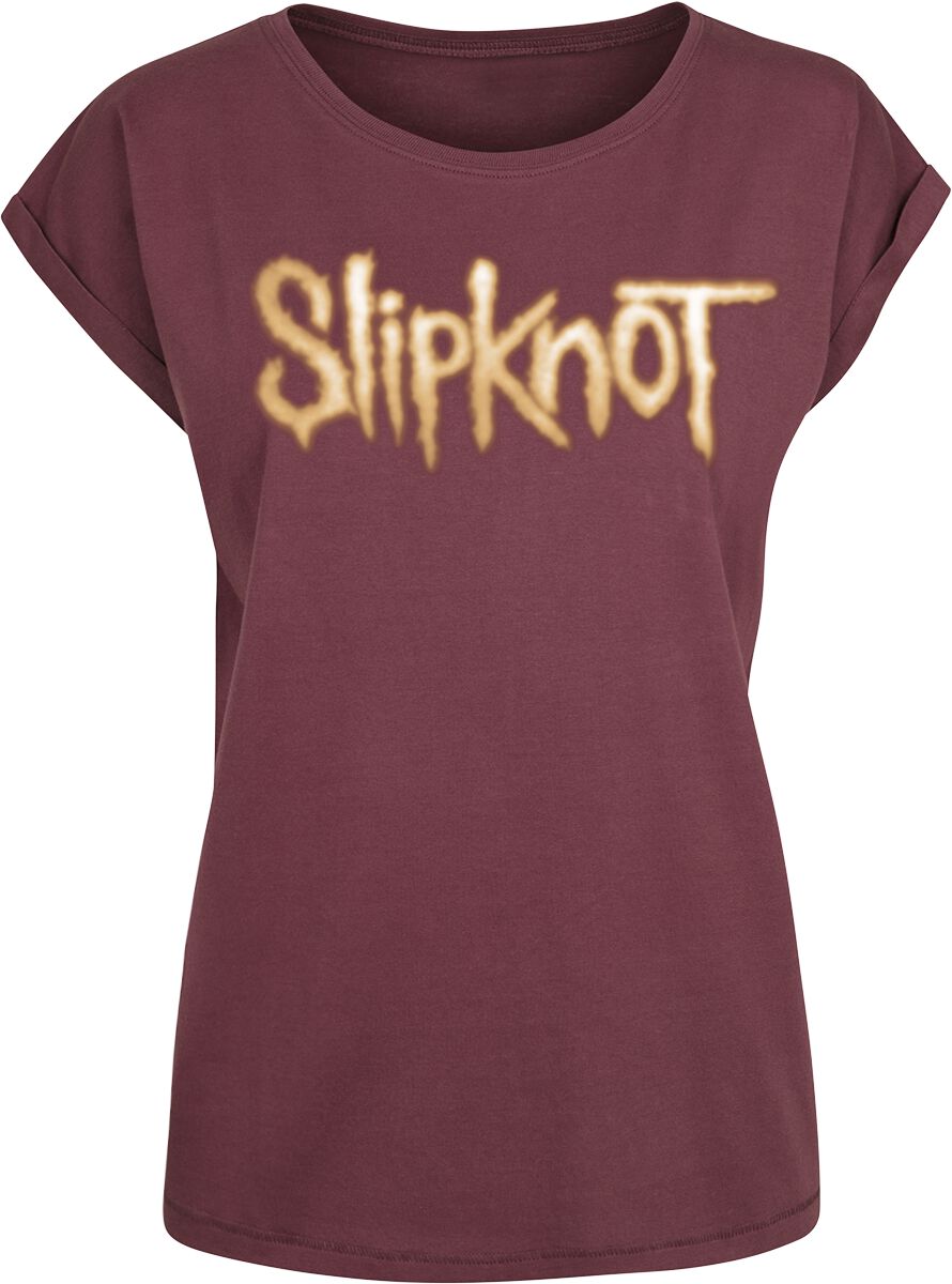 Slipknot T-Shirt Blurry Numbers XS to 3XL for Women burgundy