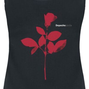 Depeche Mode Top Rose M to XXL for Women black