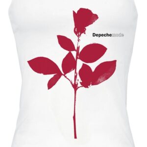 Depeche Mode Top Rose M to XXL for Women white