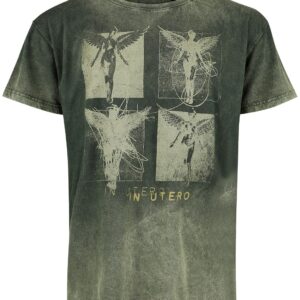 Nirvana T-Shirt In Utero Collage S to 3XL for Men green