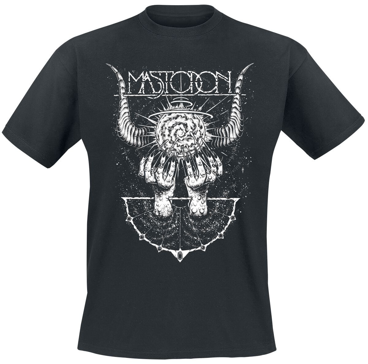Mastodon T-Shirt Horned Cosmos M to 4XL for Men black