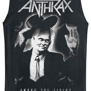 Anthrax Tanktop ATL Greyscale M to 3XL for Men black