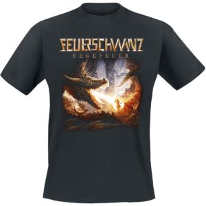 Feuerschwanz T-Shirt Fegefeuer M to 3XL for Men black