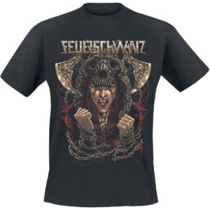 Feuerschwanz T-Shirt S to 3XL for Men black