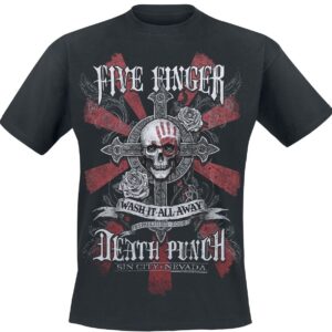 Five Finger Death Punch T-Shirt WashIt Away S to 4XL for Men black