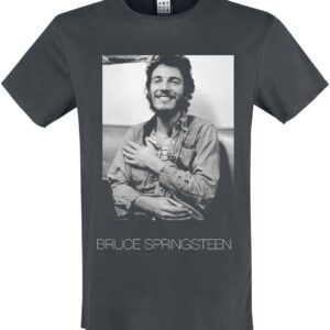 Bruce Springsteen T-Shirt Amplified Collection Vintage S to XXL for Men charcoal