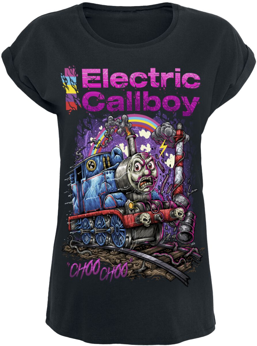 Electric Callboy T-Shirt Choo Choo S to XXL for Women black