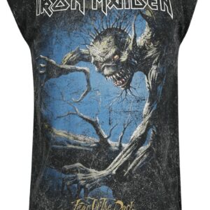Iron Maiden Tanktop Fear Of The Dark S to 4XL for Men grey