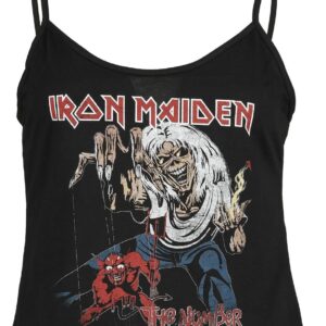 Iron Maiden Top The Number Of The Beast S to XXL for Women black