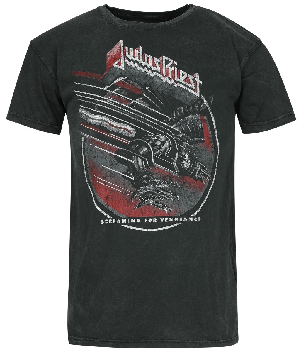 Judas Priest T-Shirt SCF S to 4XL for Men anthracite