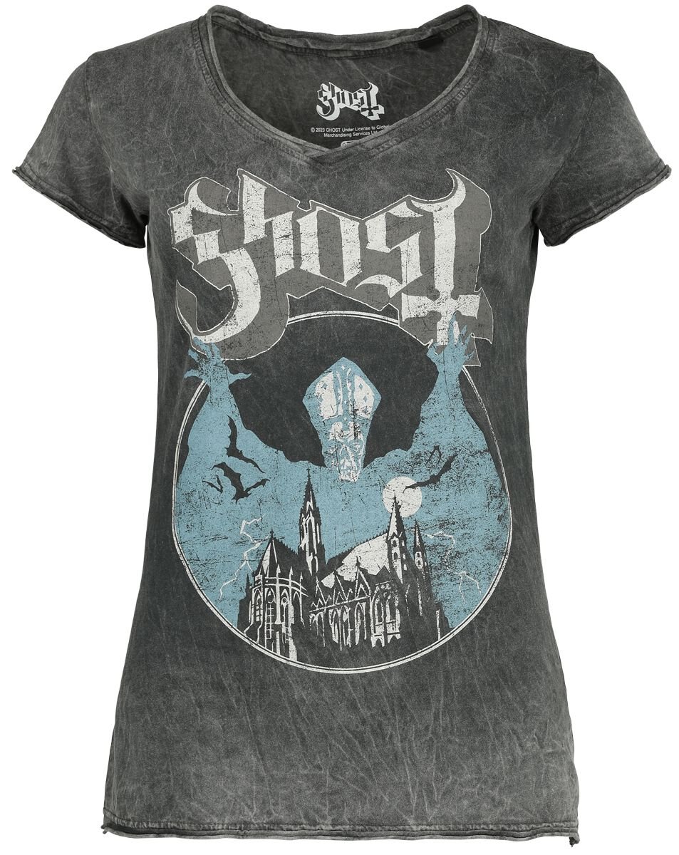 Ghost T-Shirt Opus S to 4XL for Women grey