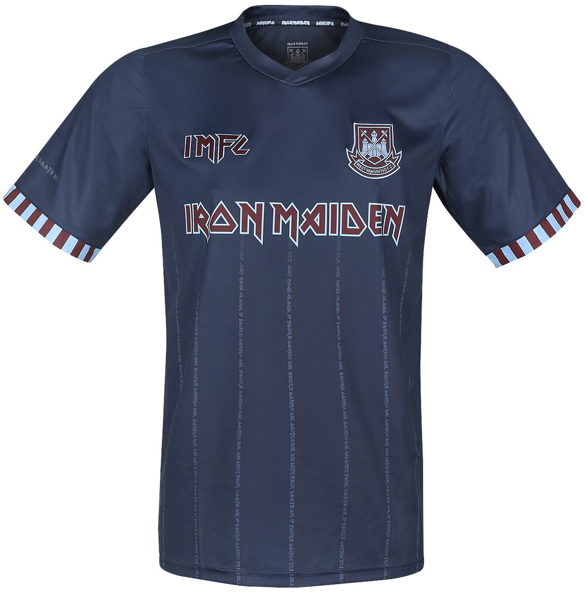 Iron Maiden Jersey IMFC West Ham Jersey S to 5XL for Men blue