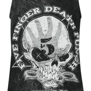 Five Finger Death Punch Top 1 2 F U S to XXL for Women anthracite