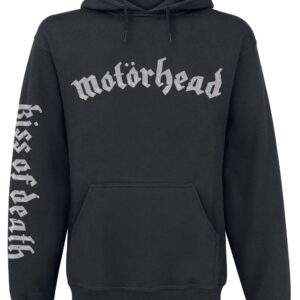 Motorhead Hoodie Kiss Of Death Bullet Circle V2 S to XXL for Men black
