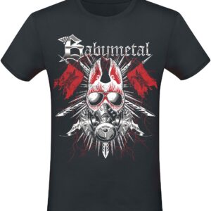 Babymetal T-Shirt Gas Mask S to XXL for Men black