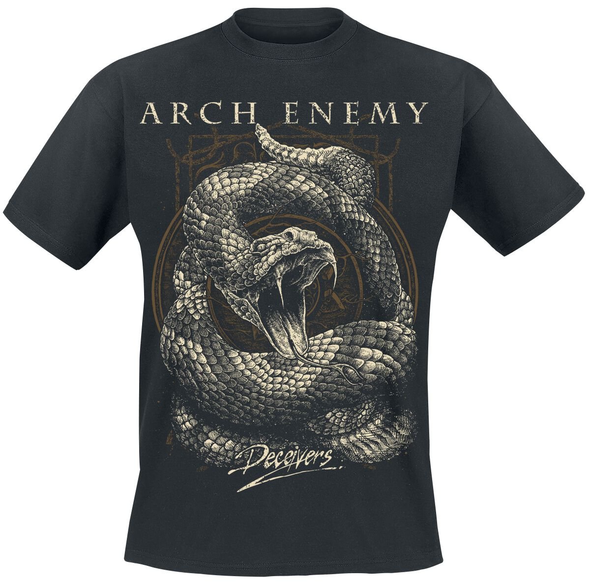 Arch Enemy T-Shirt Deceiver Snake S to 3XL for Men black