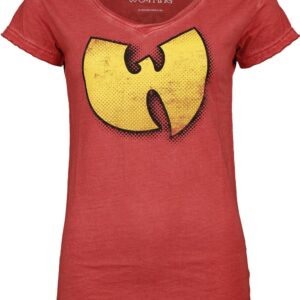 Wu-Tang Clan T-Shirt Logo M to XL for Women red